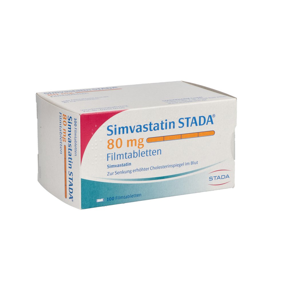 Simvastatin STADA® 80mg 100 film-coated tablets