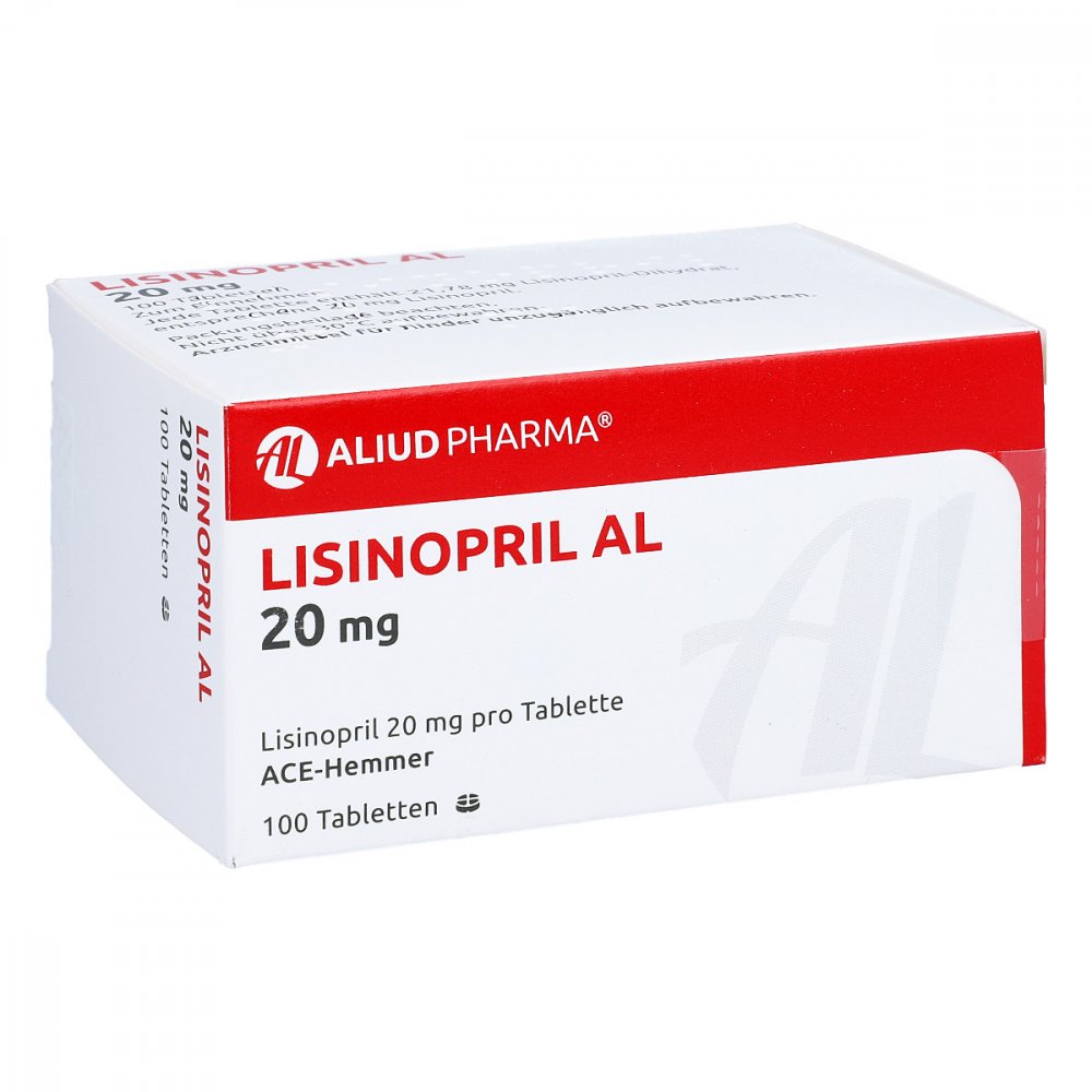 Lisinopril AL 20mg 100 tabs