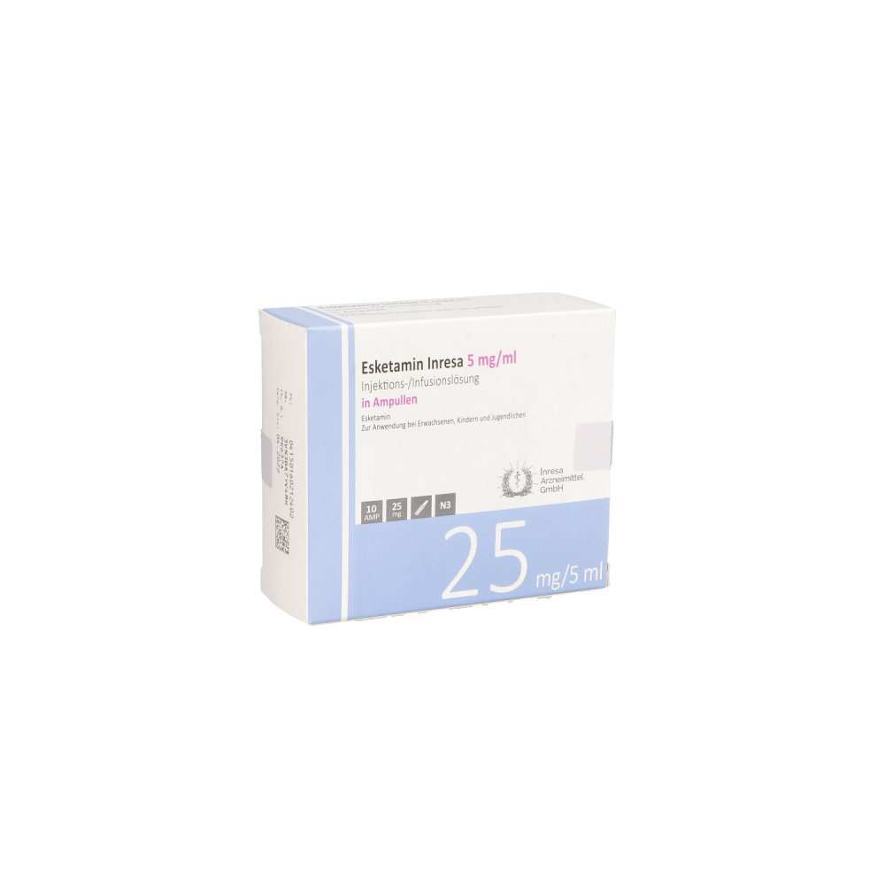 Esketamin Inresa 5mg/ml 10x5ml amp (Narkotika)
