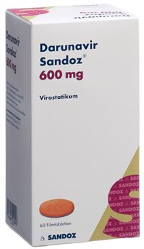 Darunavir Sandoz® 600mg, 60 tabletter