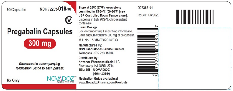 Pregabalin 300mg 90 caps (Narkotika)