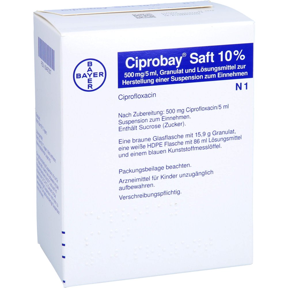 Ciprobay Saft 10% 100 ml