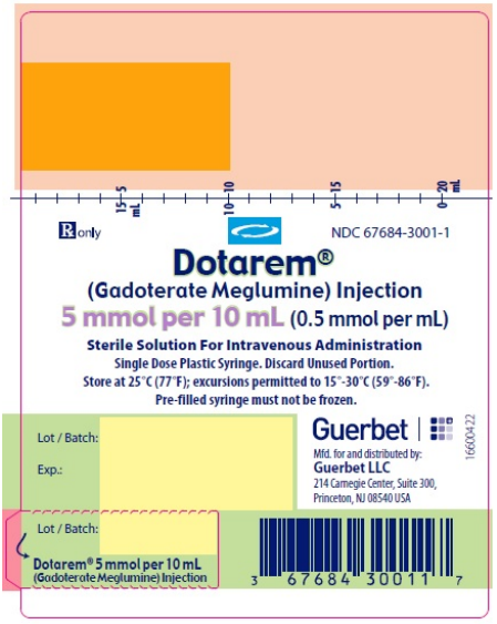 Dotarem 0,5mmol/ml (5mmol/10ml), 10x 10ml pre-filled syringes