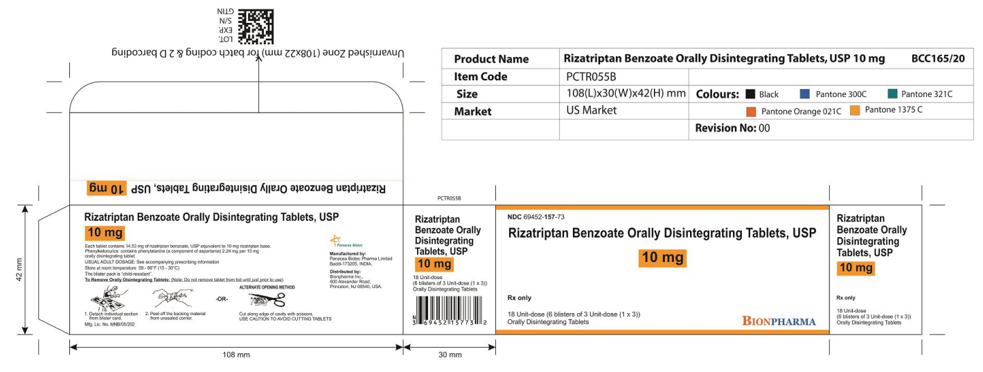 Rizatriptan benzoate 10mg 18 orodispersible tabs