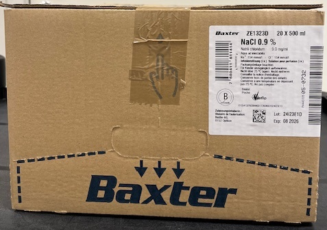 NaCl 0,9% Baxter 20x500 ml Viaflo sol for inf