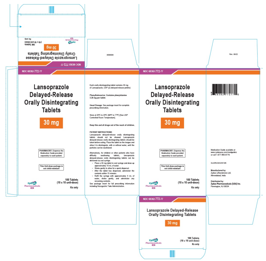 Lansoprazole 30mg 100 delayed release orodispersible tabs