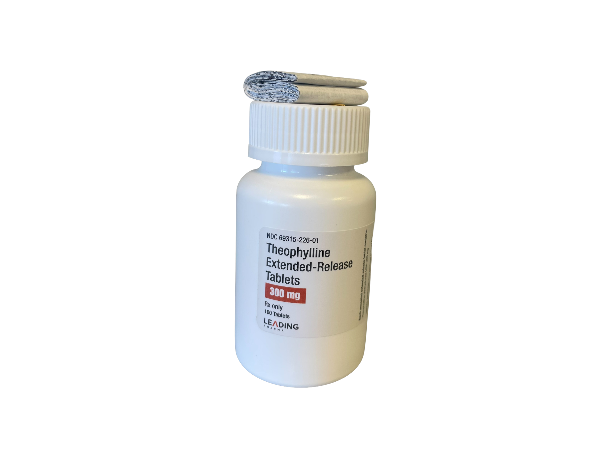 Theophylline 300mg 100 extended-release tabs