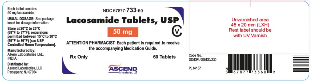 Lacosamide 50mg 60 tabs