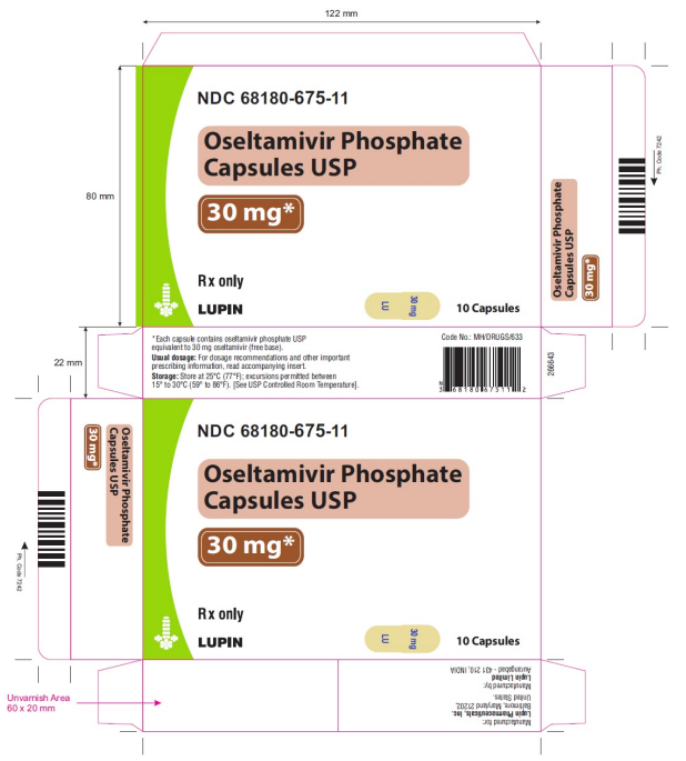 Oseltamivir phosphate 30mg 10 caps