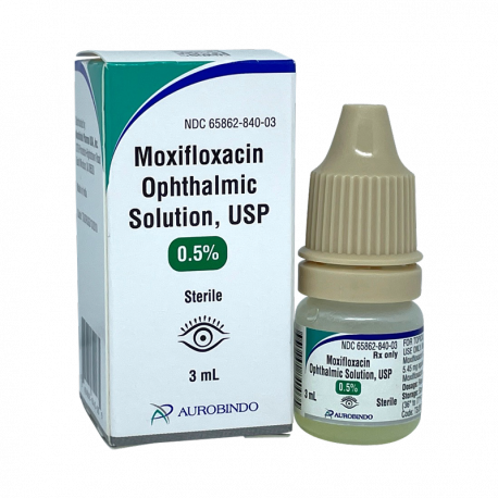 Moxifloxacin 0,5% 3 ml ophthalmic solution