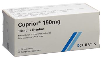Cuprior 150mg 72 tabs (Switzerland)