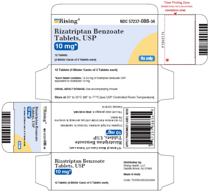 Rizatriptan Benzoate 10 mg 12 tabs