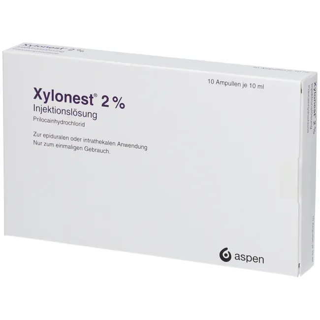 Xylonest 2% 10x10 ml amp, solution for injection