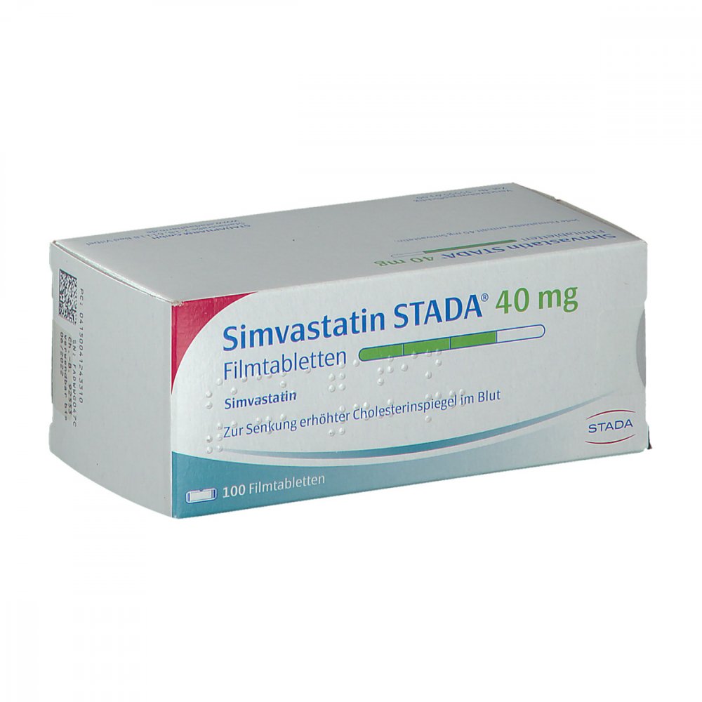 Simvastatin STADA® 40mg 100 film-coated tablets
