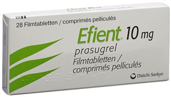 Efient 10mg 28 film-coated tabs