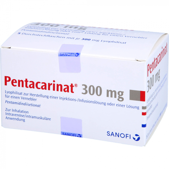 Pentacarinat® 300 mg 5 vials, Lyophilisate for solution for injection/infusion or for solution for a nebulizer