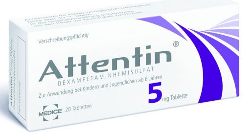 Attentin 5 mg 50 tabs (Narkotika)
