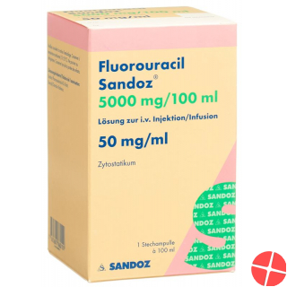 Fluorouracil Sandoz 5000 mg/100ml Durchstf 100 ml