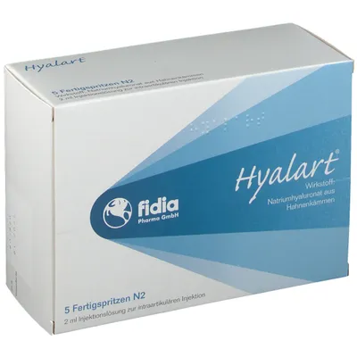 HYALART® 20mg/2ml (10mg/ml) 5x2ml, solution for injection in prefilled syringe