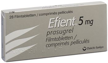 Efient 5mg 28 film-coated tabs